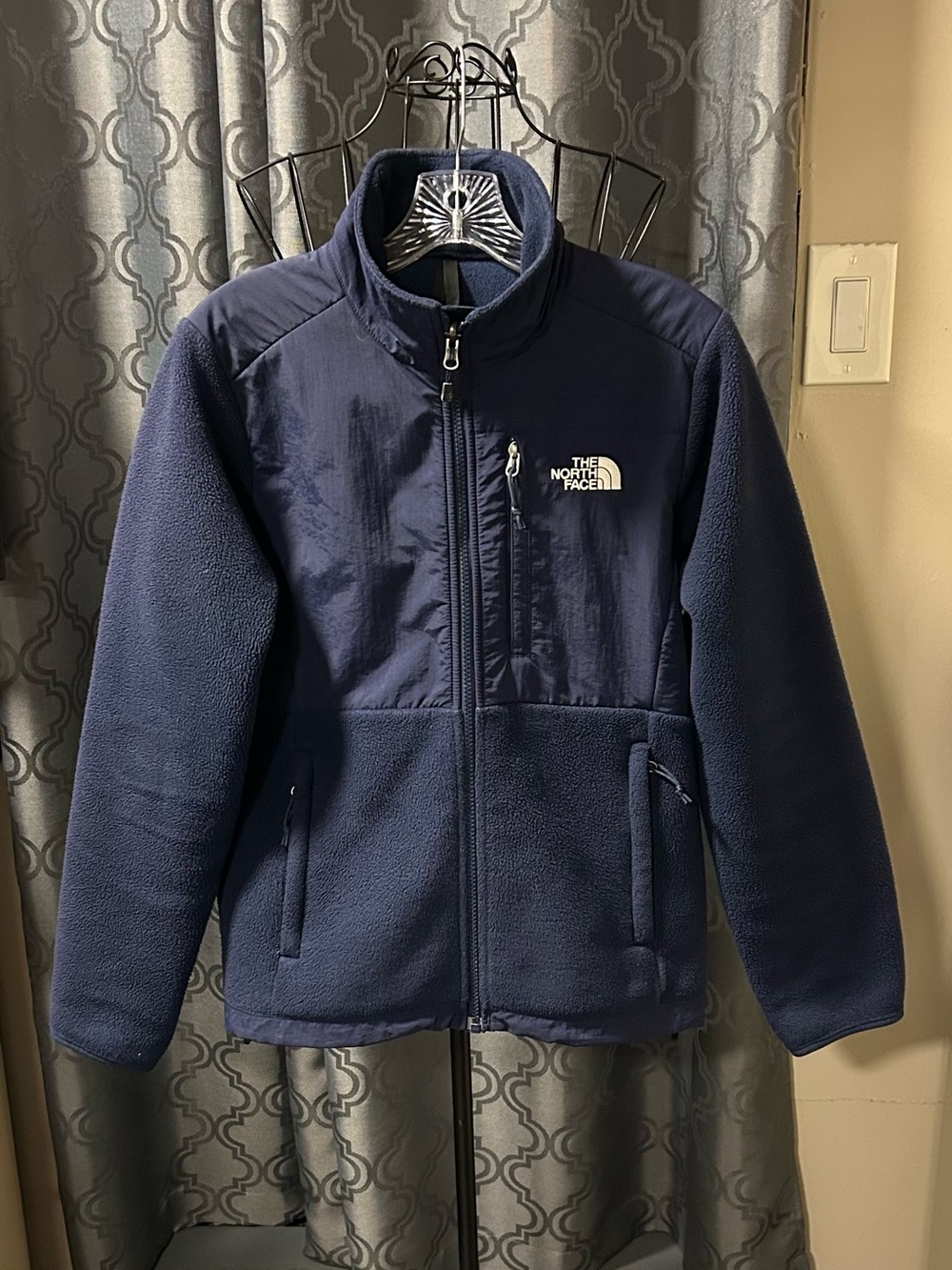 The North Face Navy Blue Women’s Fleece Denali Jacket